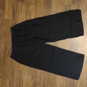Cut Loose wide leg linen crop pants NWT